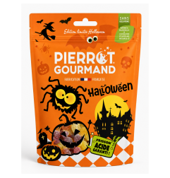 Sachet refermable Bonbons Halloween PIERROT GOURMAND