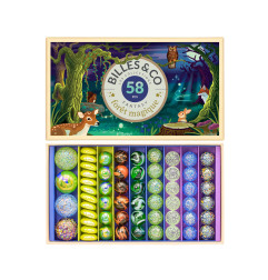 Grand coffret de billes et calots BILLES AND CO, Forêt Magique