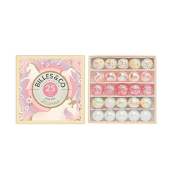 Coffret de 25 Billes BILLES AND CO, Licornes