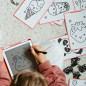 Recharge de dessins pour tablette nomade KidyDraw Mini KIDYWOLF, Princesses et Kawaï