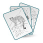 Tablette à dessin nomade KidyDraw Pad KIDYWOLF, Animaux Tablette à dessin nomade KidyDraw Pad KIDYWOLF, Animaux