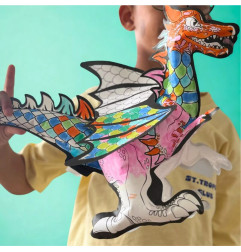 Coloriage géant à gonfler ARA CREATIVE, Dragon