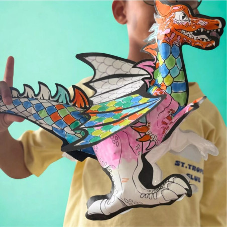 Coloriage géant à gonfler ARA CREATIVE, Dragon