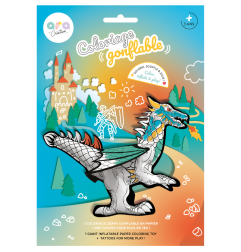 Coloriage géant à gonfler ARA CREATIVE, Dragon