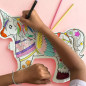 Coloriage géant à gonfler ARA CREATIVE, Licorne