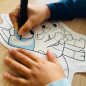 Lot de 2 coloriages à gonfler ARA CREATIVE, Bluey et Dingo