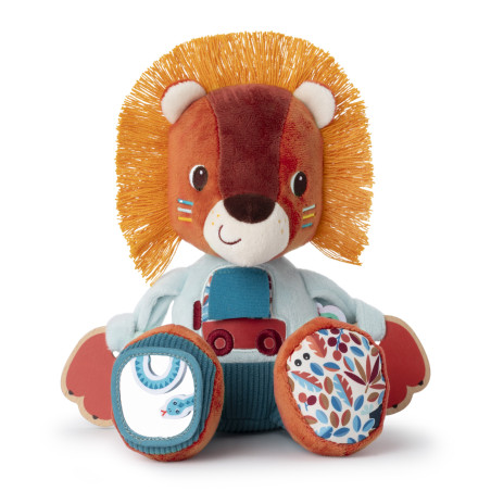 Peluche Lion multi activités Jack LILLIPUTIENS
