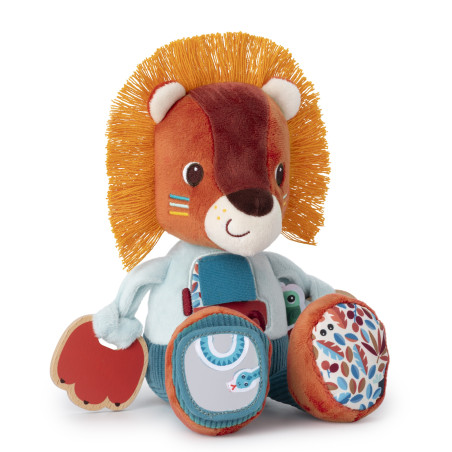 Peluche Lion multi activités Jack LILLIPUTIENS