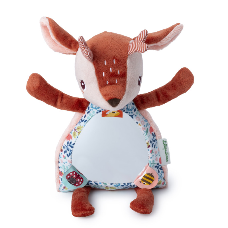 Peluche avec miroir Coucou Stella LILLIPUTIENS