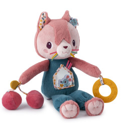 Peluche Chat muti activités Jeanne LILLIPUTIENS