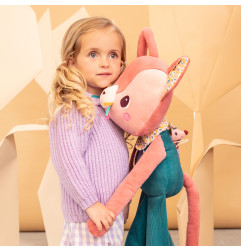 Maxi peluche Chat d'activités Jeanne LILLIPUTIENS