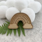 Pin's en bois Arc en Ciel LES PETITES HIRONDELLES