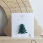 Pin's Sapin LES PETITES HIRONDELLES, vert