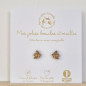 Boucles d'oreilles bois Hirondelles LES PETITES HIRONDELLES