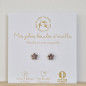 Boucles d'oreilles Etoiles LES PETITES HIRONDELLES, roses