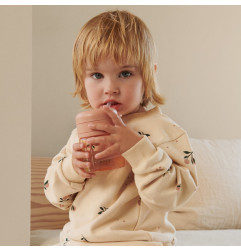 Tasse avec paille intégrée Pavia LIEWOOD 280 ml, Peach Sea Shell