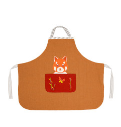 Tablier Panda Roux L'OISEAU BATEAU
