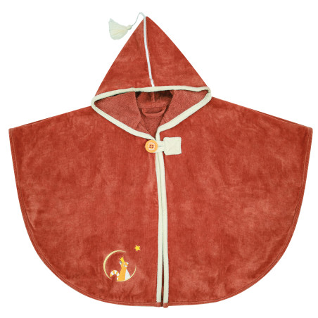 Cape de bain L'OISEAU BATEAU, Panda Roux Terracotta