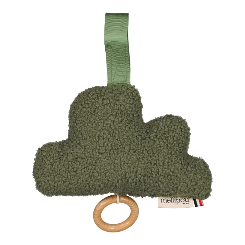 Boîte à musique Usher MELLIPOU, musique Dirty Dancing, sherpa vert