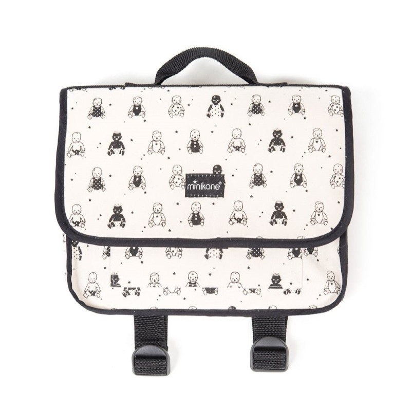 Cartable maternelle Lili MINIKANE, Ecru