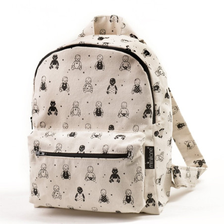 Sac à dos enfant Tom MINIKANE, Ecru