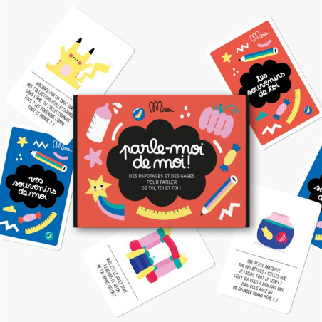 Jeu cartes de discussion Parle-moi de Moi MINUS EDITIONS