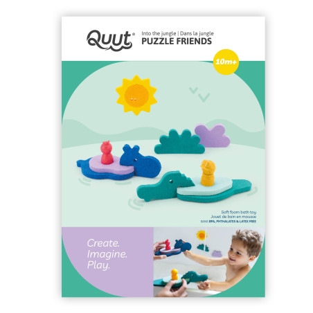 Jeu de bain à assembler QUUT, Dans la Jungle