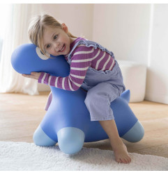 Animal sauteur Hoppi Dino QUUT, Bleu Cosmique