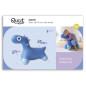 Animal sauteur Hoppi Dino QUUT, Bleu Cosmique