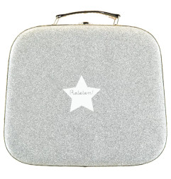 Valisette pailletée RATATAM, argentée