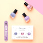 Coffret de 3 vernis à l'eau enfant ROSAJOU (cool, magic, lavande)