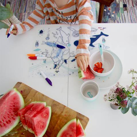 Set de table Banquise SUPER PETIT, à colorier à l'infini