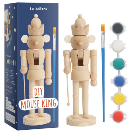 Coffret Je crée mon Casse-Noisette TWIDDLERS, en bois à personnaliser