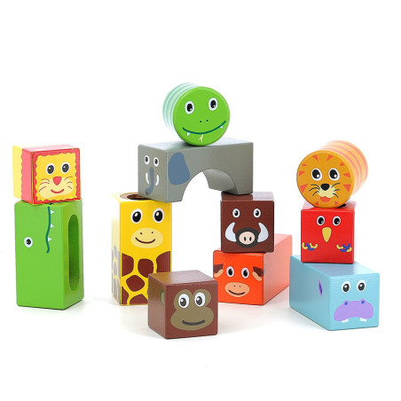 Cubes sonores Animaux de la Savane VILAC