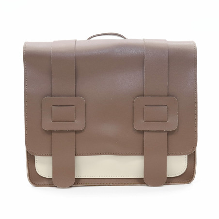 Cartable maternelle YUKO B, Chocolat