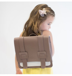 Cartable maternelle YUKO B, Chocolat
