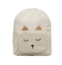 Sac à dos enfant YUKO B, Chat Beige