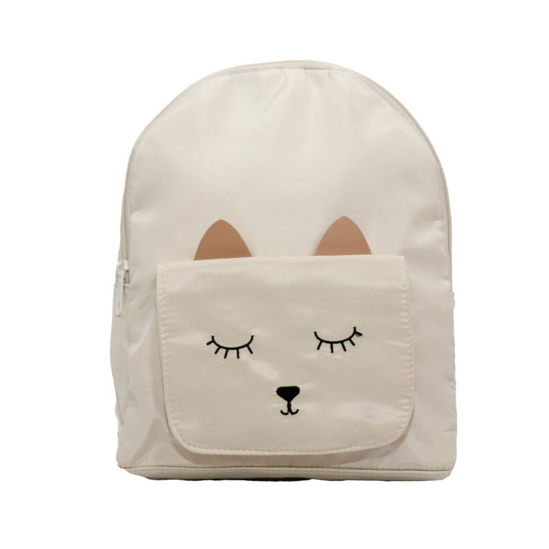 Sac à dos enfant YUKO B, Chat Beige