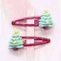 Duo de barrettes Sapin de Noël YUKO B
