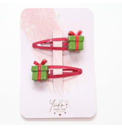 Duo de barrettes Cadeaux de Noël YUKO B