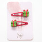 Duo de barrettes Cadeaux de Noël YUKO B