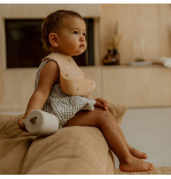 Bavoir silicone avec récupérateur ZAKUW, Magnolia