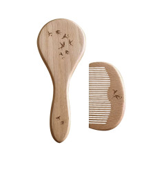 Ensemble brosse et peigne bébé ZAKUW, Hirondelles
