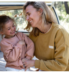 Sweat femme Hippolyte PETIT PICOTIN, bronze, avec personnalisation