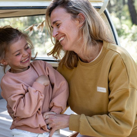 Sweat femme Hippolyte PETIT PICOTIN, bronze, avec personnalisation