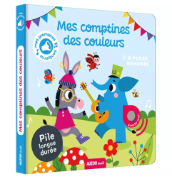 Livre sonore Mes Comptines des Couleurs AUZOU