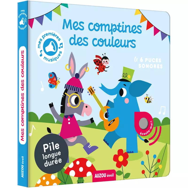 Livre sonore Mes Comptines des Couleurs AUZOU