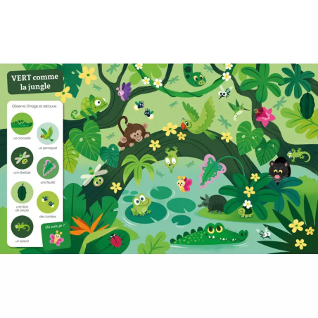 Livre Cherche et Trouve des Tout-Petits AUZOU, Les Couleurs