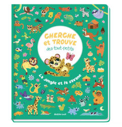 Livre Cherche et Trouve des Tout-Petits AUZOU, La Jungle et la Savane