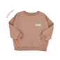 Sweat enfant Hippolyte PETIT PICOTIN, bois de rose, personnalisable